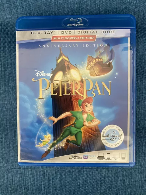 Walt Disney Peter Pan The Signature Collection Blu-Ray Anniversary Edition