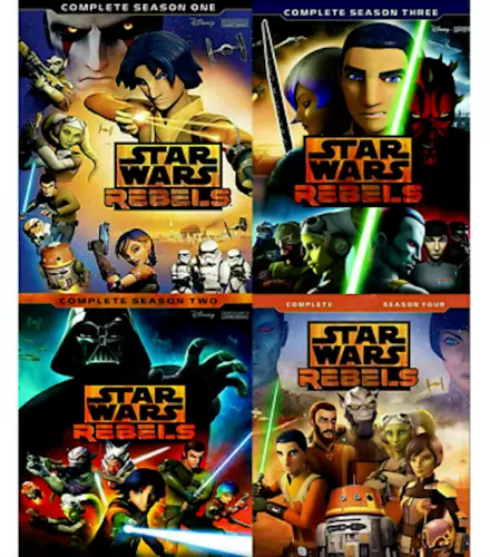 Star Wars Rebels Seasons 1-4 DVD (14-disk) Complete Animated Series 1 2 3 4