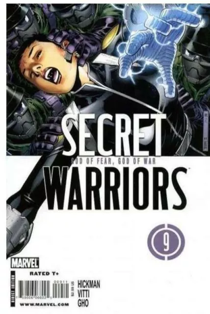 Secret Warriors #9 (Marvel 2009) New-Old-Stock, 9.4+ Nm/M, Alessandro Vitti Art!