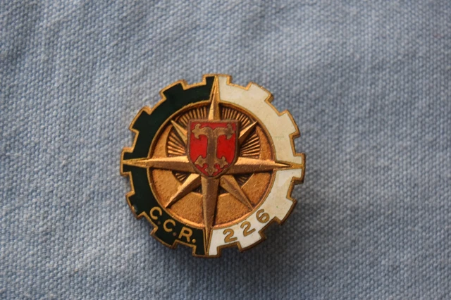 Insigne CCR 253 - 3e DIA - Circulation Routière - Original Armée Française