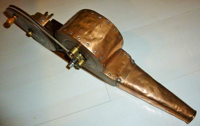 Soufflet En Bois, Cuir Et Carapace De Tortue, 19ème Siècl