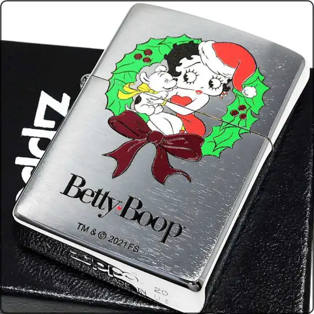 ZIPPO Betty Boop Christmas Costume Flag Zippo Lighter