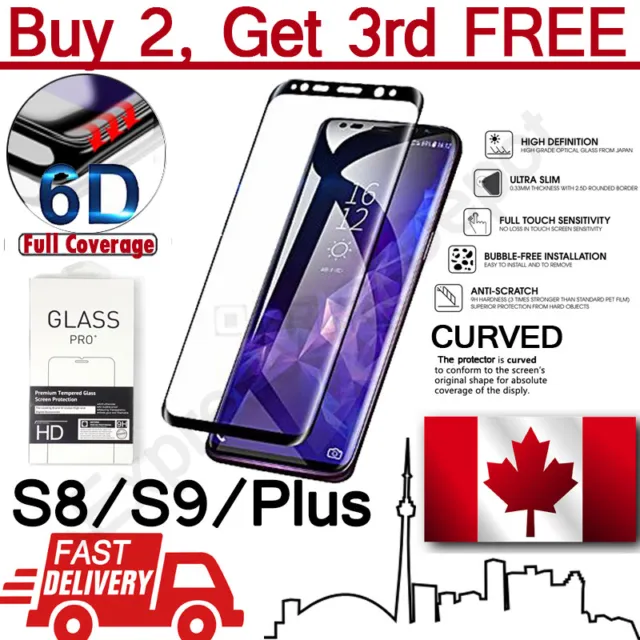 Premium 6D Edge to Edge Full Cover Curved Tempered Glass Screen Protector