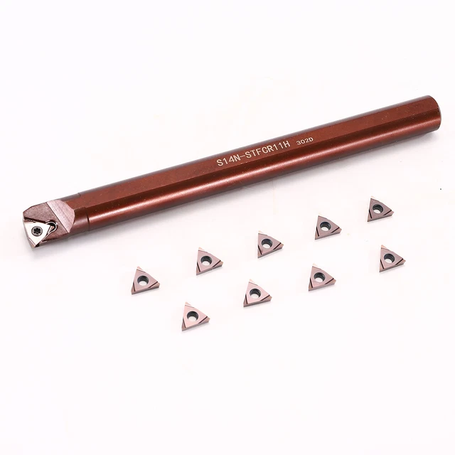 Lathe Boring Turning Tool Holder Precision Ground Carbide Inserts TCGT110204L