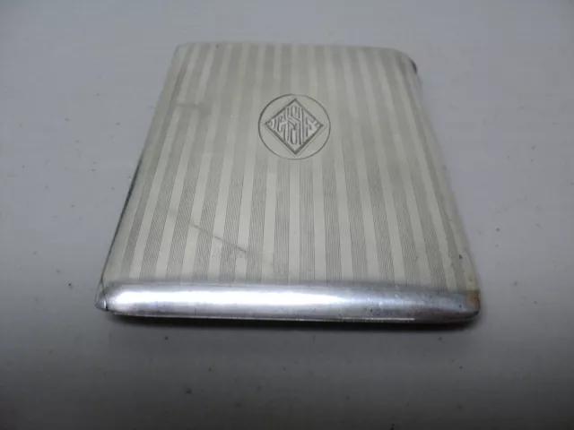 R. Blackinton Sterling Silver Art Deco Period Cigarette Case, 145 grams 2