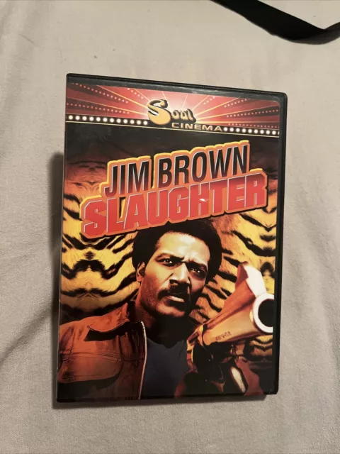 Slaughter (DVD, Soul Cinema) Jim Brown MGM OOP Action Film 1972 Region 1 Rare