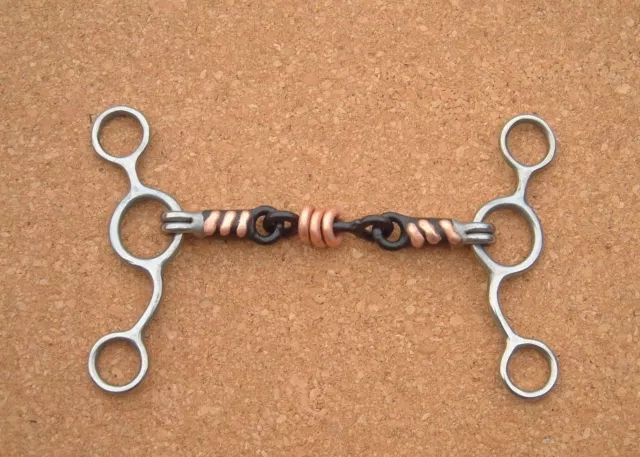 Sweet Iron Tom Thumb with Copper Rollers Horse & Pony Bit - All Sizes