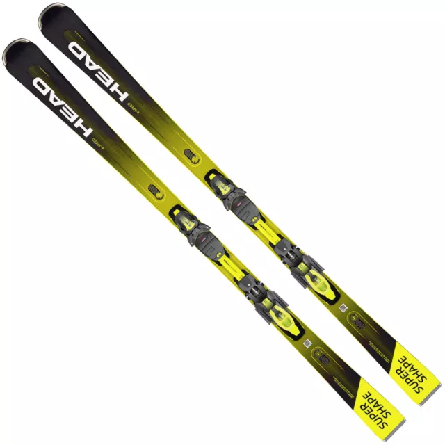 Head Supershape e-Speed Ski + PRD 12 GW Bindung Skiset Piste Alpinski Gelb 2023