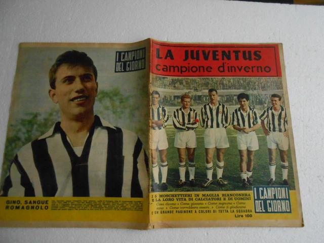 LO SPORT ILLUSTRATO 1961/23 JUVENTUS CAMPIONE D'ITALIA 12° SCUDETTO