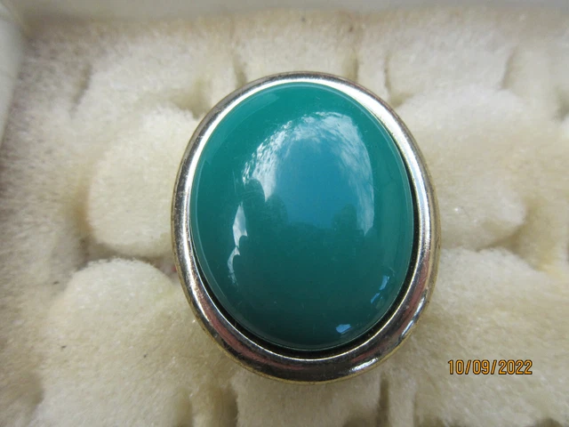 Large Resin Statement Ring Size O 1/2 Uk