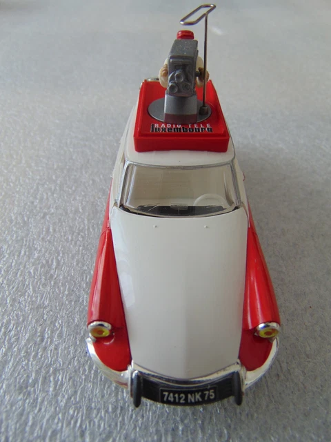 Citroën ID 19 Break Radio Télé Luxembourg (1963) 1/43 Atlas White/Red
