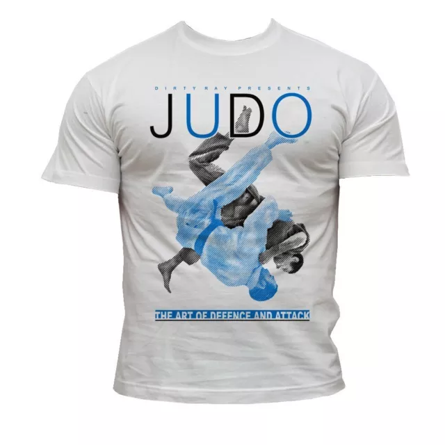 Dirty Ray Martial Arts MMA Judo Men's Short Sleeve Herren Kurzarm T-Shirt K20