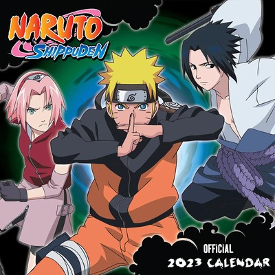 2023 CALENDAR NARUTO Shippuden Square Wall Calendar by Danilo