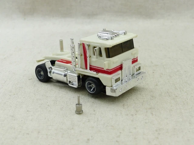 TCR Camion blanc avec éclairage ho slot car new pour circuits Tyco Tomy AFX etc