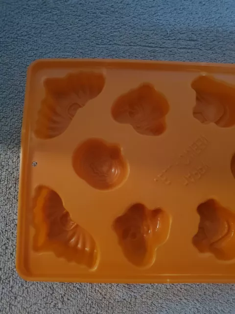 HALLOWEEN Jello Jigglers HAPPY JELL O WEEN Orange 10ct Mold 3
