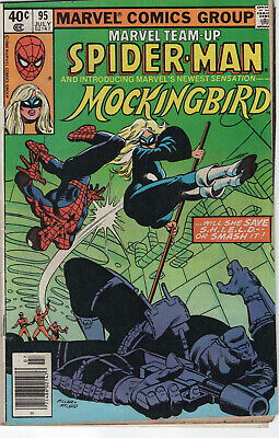 Marvel Team-Up #95 1st Appearance Mockingbird Mark Jewelers Variant  Comics 1980