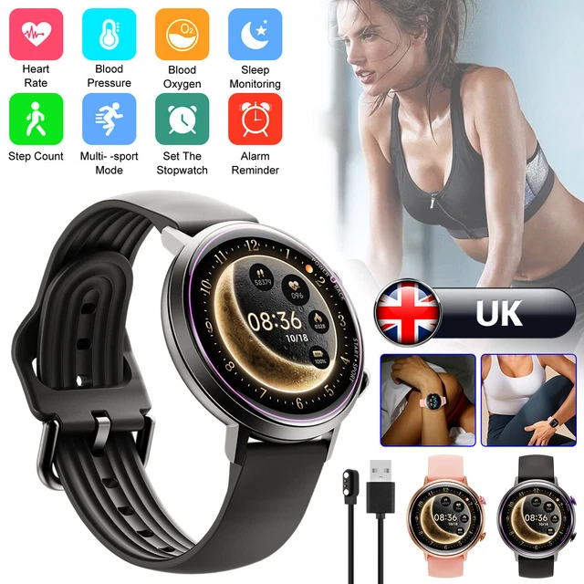ULTRA THIN SMART Watch Women Fitness Tracker Waterproof Sport Bluetooth Watch 25.64 PicClick UK
