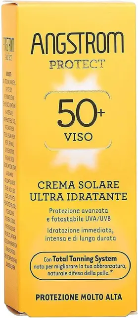 Crema Solare Viso per Un'Abbronzatura Ottima, Protezione Viso 50+ Abbronzante