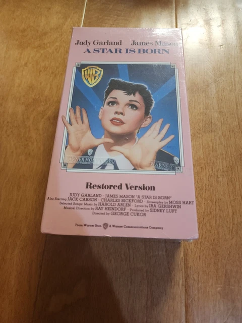 A STAR IS Born VHS Sealed! Warner Wrap Around Watermarks! MINT! IGS
