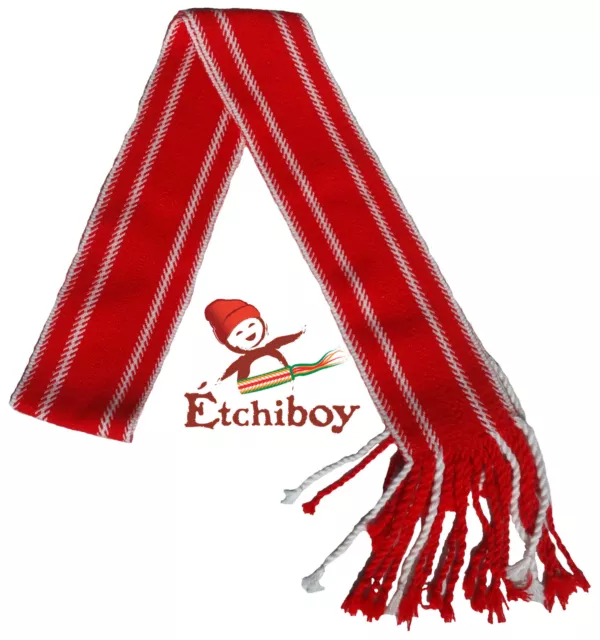 Metis Sash Etchiboy Ceinture Fléchée Red Metis Flag Drapeau Métis Alpaca Small