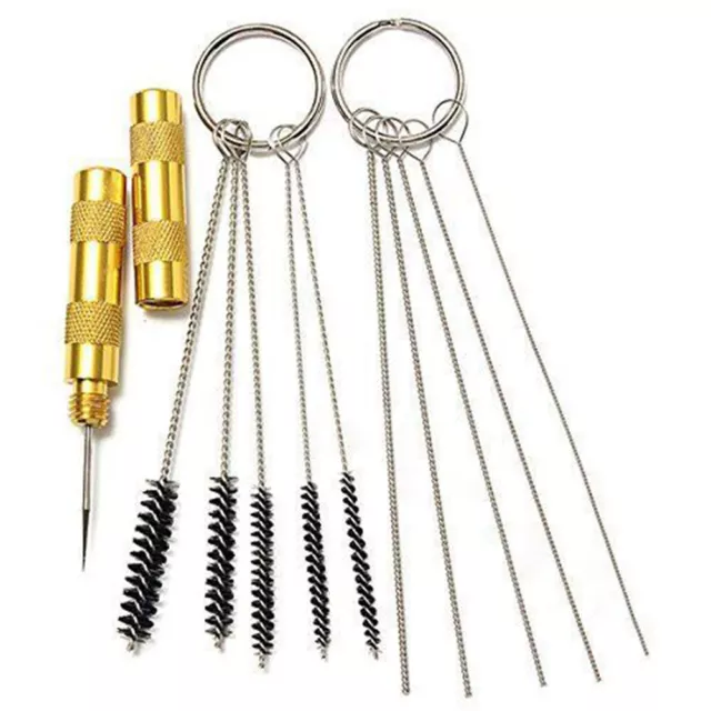 Airbrush Spray Cleaning Repair Tool Kit Stainless steel Needle Brush