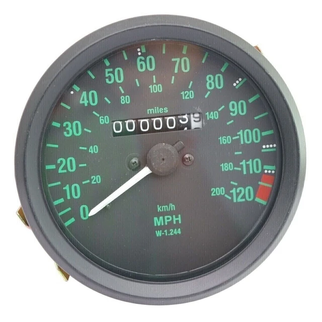 FOR BMW R65 R80GS R100 GS PD R80 Dual Reading Speedometer 120 MPH 200