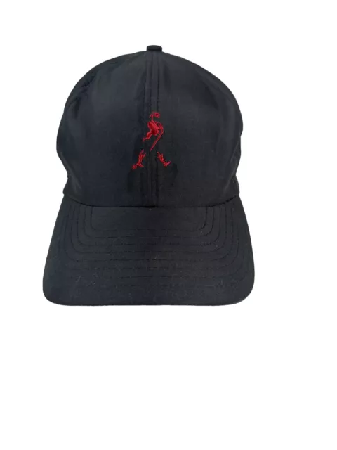 Johnnie Walker Red Label Logo Mens Hat Scotch Baseball Golf Cap Adjustable Black