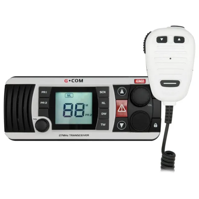 GME GX400W 27MHz Marine CB Radio - White