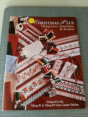Libro de patrones de inserciones y fronteras de encaje vikingo Christmas Plus #1