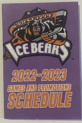 2022-2023 KNOXVILLE ICE Bears Schedule 🏒 Cool Minor Hockey Sked 🏒 COOL