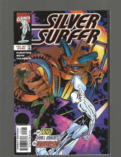 Silver Surfer #145 [Marvel, 1997] NM+ 9.6/9.8, Surfer Vs Mergence Appearance