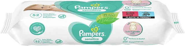Pampers Lingettes Bébé Sensitive, 624 Lingettes (Lot de 12 x 52) 5