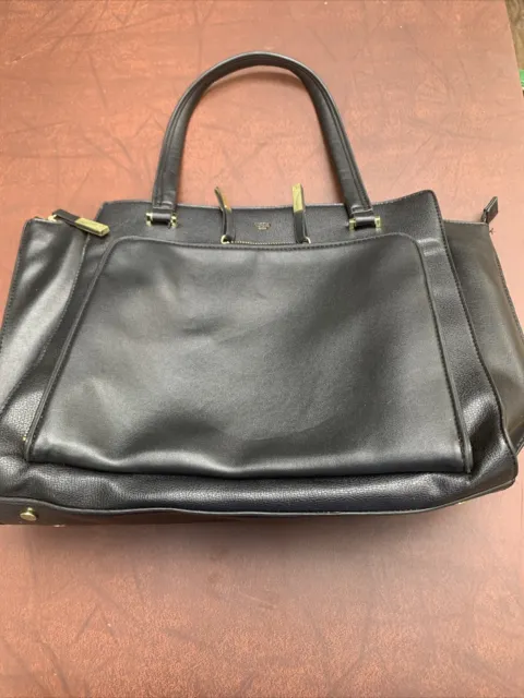 TUTILO New York Women's Tote/Large Handbag. Brief Case Laptop Bag Grey, No Strap