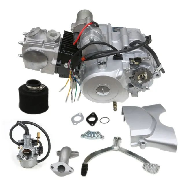 125cc 4 stroke ATV Engine Motor Semi Auto w/ Reverse 50/70/90/110cc Go Kart Quad