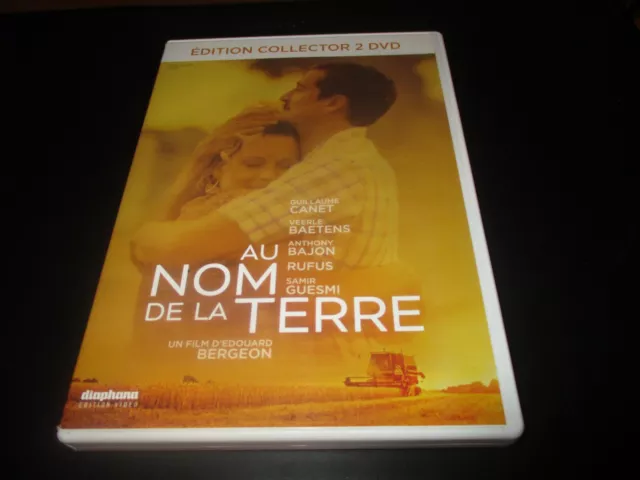 COLLECTOR 2 DVD "AU NOM DE LA TERRE" Guillaume CANET, Veerle BAETENS