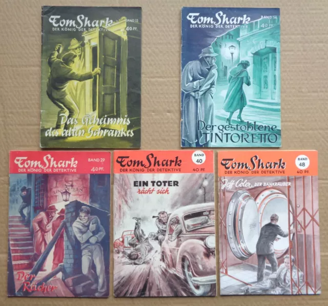 Tom Shark  Nr. 12,14,29,40,48  (Zust. 2)  -Nachkrieg-