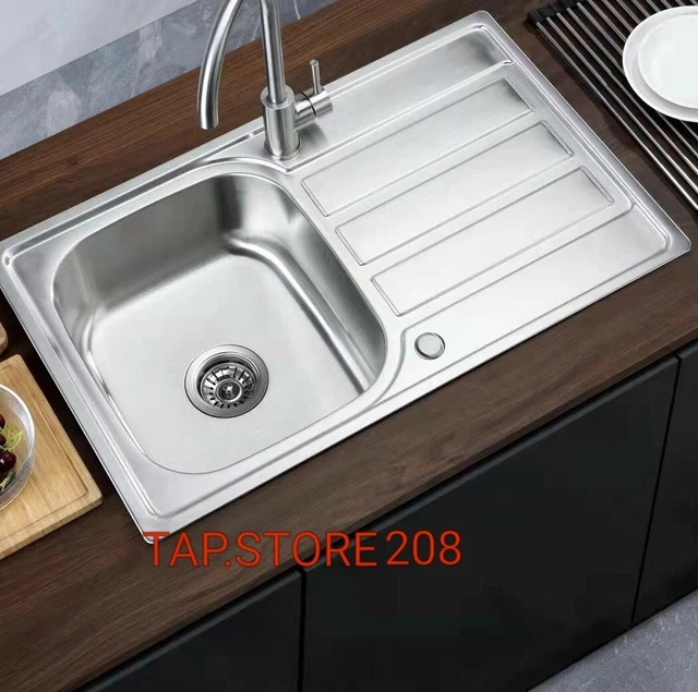 1.0 Ciotola Acciaio Inox Lavandino Cucina Scarico Universale