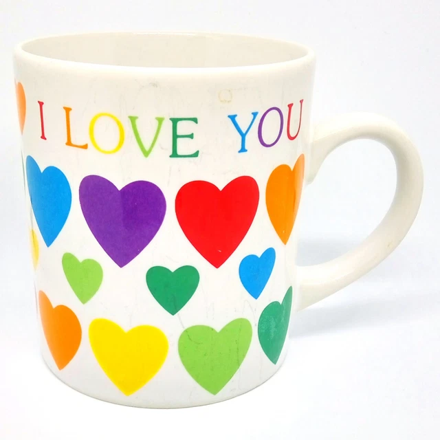 Tazza Mug Japan I Love You fantasia cuori per Colazione Latte Caffè Tisane