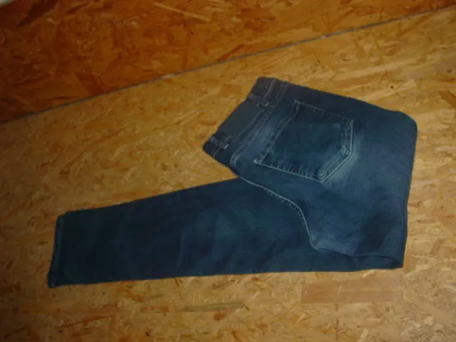 Jeans/jeans stretch di Alessandro Saverini taglia W34/L36 blu scuro RARI!!