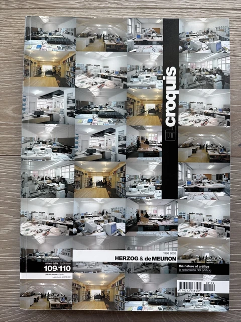 EL CROQUIS ARCHITECTURE HERZOG & de MEURON 1998 2002 RARE Double