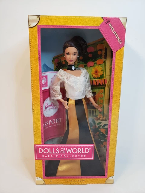 Philippines Barbie Dotw Dolls Of The World Passport 2012 Mattel X8423 Nrfb