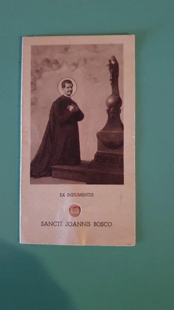 Santino Antico Con Reliquia S.giovanni Bosco Raro!!!