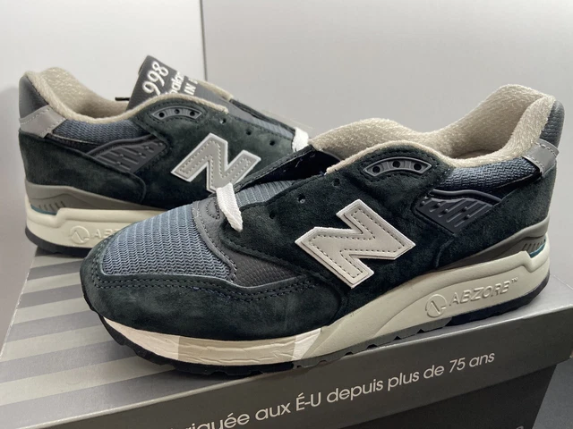KITH X NEW Balance 998 Shark Men Size 5.5 6 Navy Blue Made in