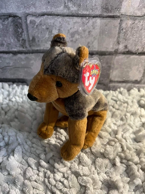 Ty Beanie Babies - Sarge the Alsatian / German Shepherd dog / puppy