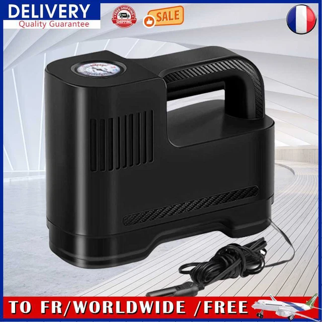 12V Air Compressor Pump Auto-Off Booster Pump for Cars Motorbikes (A)