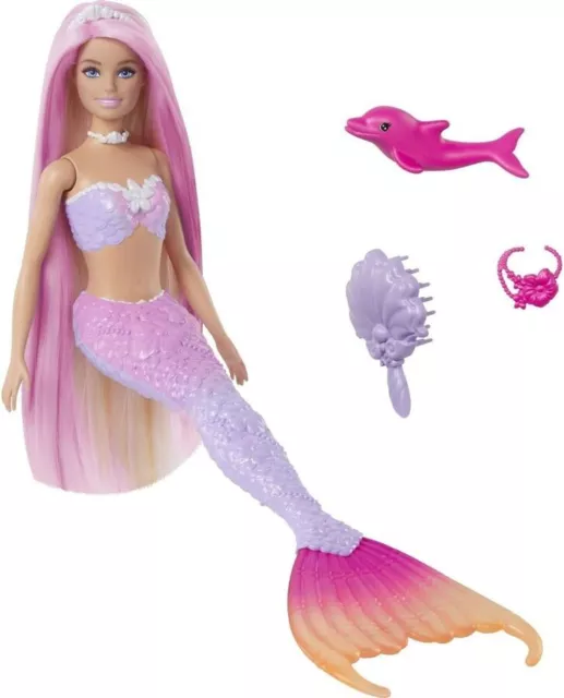 Barbie Malibu Mermaid Doll with Water-Activated Colour Change Feature HRP97 2