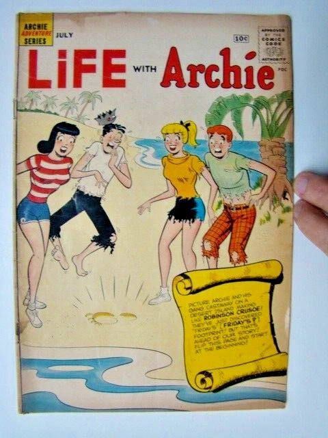 Life with Archie #3 Archie Adventure Series Comics 1960 GDVG