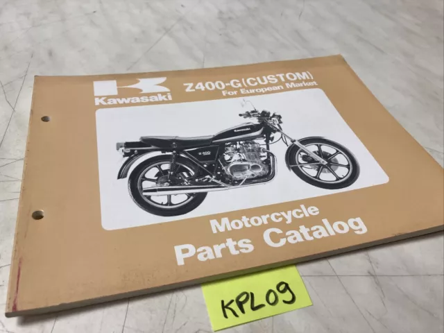 Kawasaki Z400 G1 Custom Z KZ 400 catalogue pièces détachées parts list 400G