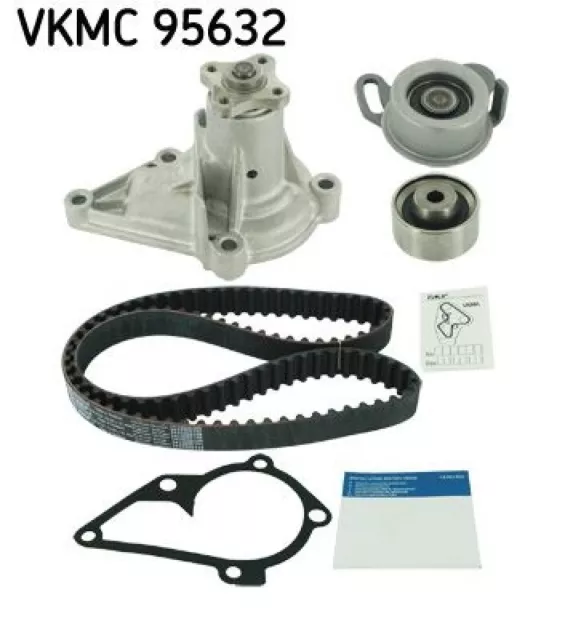 SKF Wasserpumpe + Zahnriemensatz Zahnriemen-Set VKMC 95632