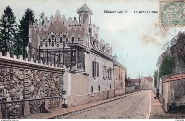 7011 cpa 95 Bessancourt - La Grande rue